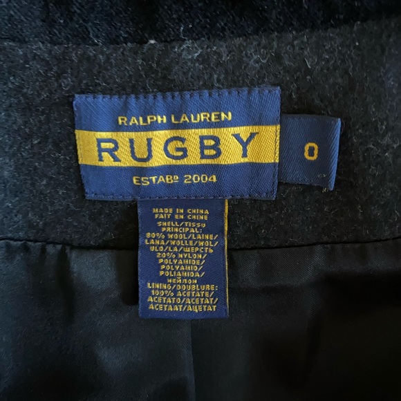 Rugby Ralph Lauren 80% Wool Coat,Size 0 - Picture 15 of 16